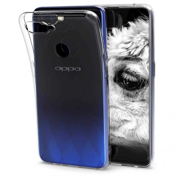 Oppo AX7-Oppo A5S İnce Esnek Şeffaf Kaliteli Süper Silikon Kılıf ürün görseli 1