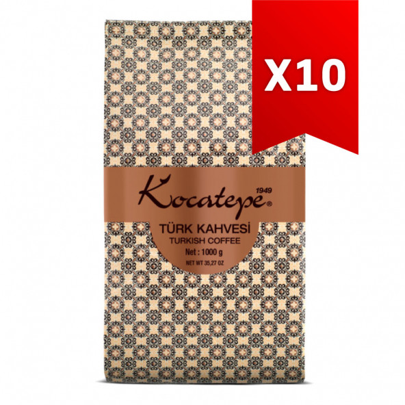 Kocatepe Türk Kahvesi 1 kg x 10 Adet ürün görseli 1
