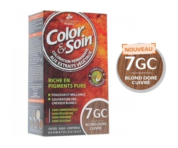 Color Soin Saç Boyası 7GC - Blond Dore Cuıvre ürün görseli 1