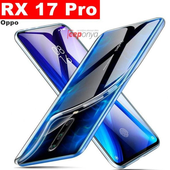 Oppo RX17 Pro İnce Şeffaf Sararmaz Süper Silikon Kılıf ürün görseli 1