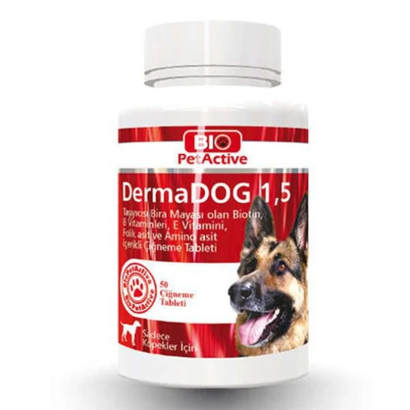 Biopetactive DermaDog 1,5 100 tab. Skt:05/2027 ürün görseli 1