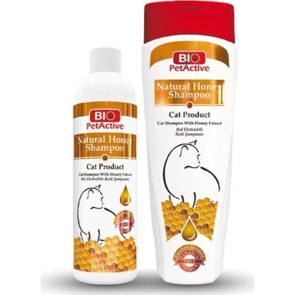 Biopetactive Natural Honey Kedi Şampuanı 400ml BALÖZLÜ Skt:06/2027 ürün görseli 1