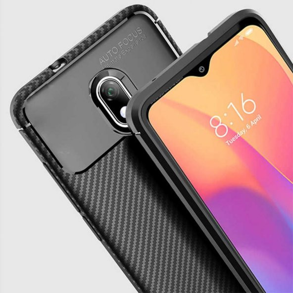 Xiaomi Redmi 8A Elde Kaymayan Kamera Korumalı Kılıf ürün görseli 1