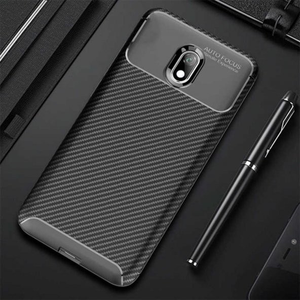 Xiaomi Redmi 8A Elde Kaymayan Kamera Korumalı Kılıf - Resim 6