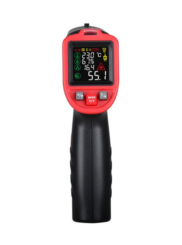 Wintact WT323E Renkli Ekran Infrared Termometre 1050C Termokupl UV Kaçak Tespiti ürün görseli 1