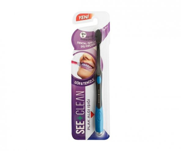 See Clean Dental Işıklı Diş Fırçası - Mavi ürün görseli 1