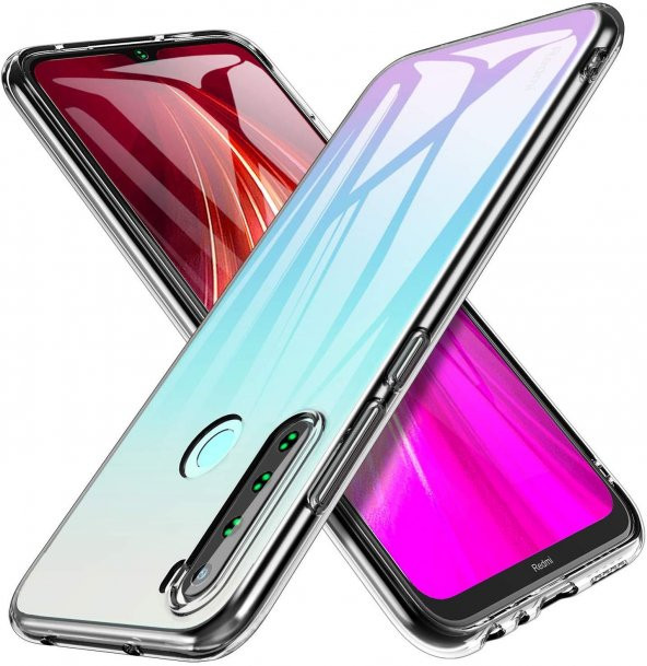 Xiaomi Redmi Note 8T İnce Esnek Şeffaf Sararmaz Kılıf ürün görseli 1