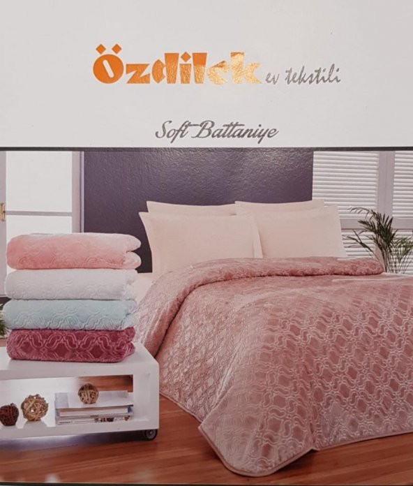 Özdilek Tek Kişilik Soft Battaniye Krem - Resim 2
