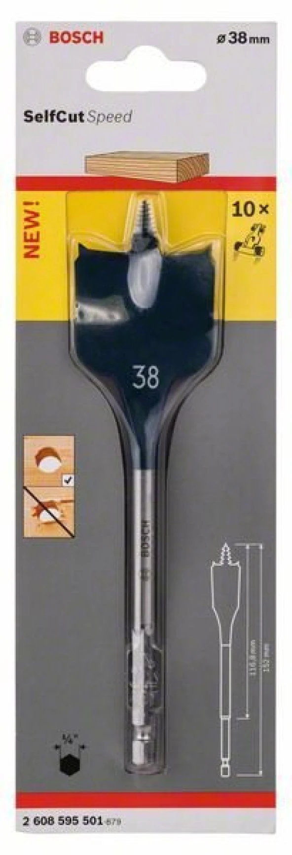 Bosch Self Cut Speed 38X152 mm - Resim 2
