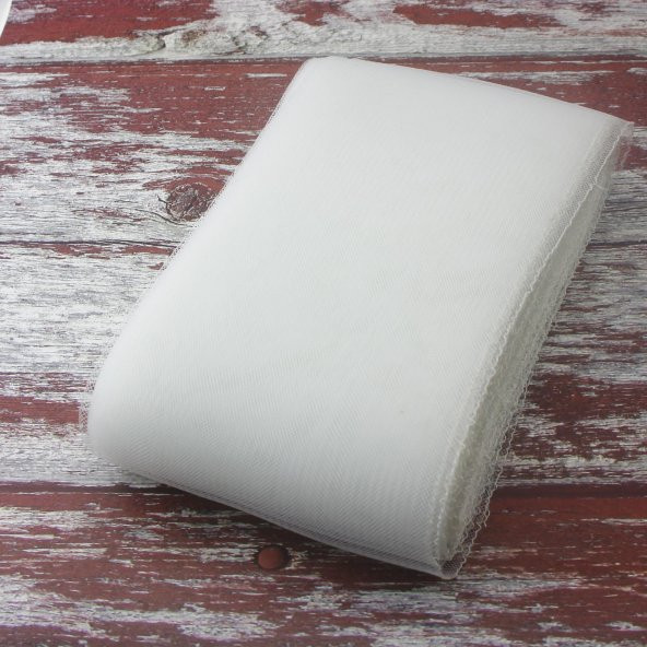 16cm X 25metre Düz Esnek Gren Kurdela Gelinlik Abiye ürün görseli 1