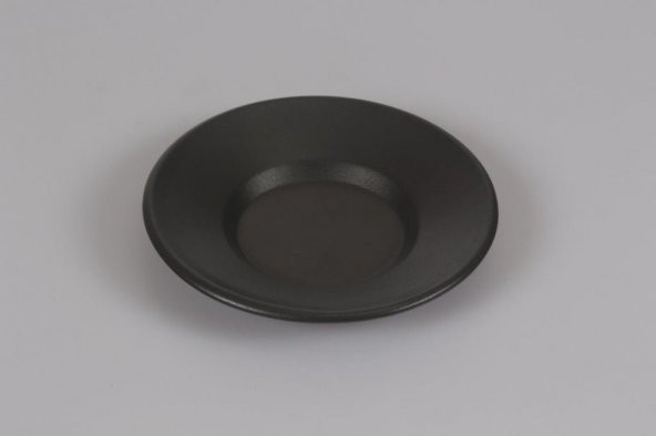 Galvaniz Çay Tabağı Füme Renk 11 Cm - Resim 2