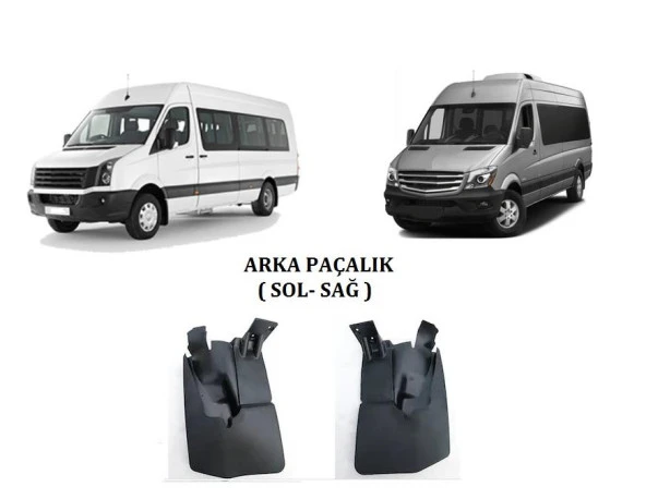 Sprinter Crafter Paçalık Arka Tozluk Orjinal Tip 2006 2020 ürün görseli 1