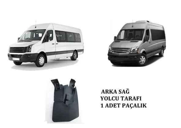 Sprinter Crafter Paçalık Arka Sağ Tozluk Orjinal Tip 2006 2020 ürün görseli 1