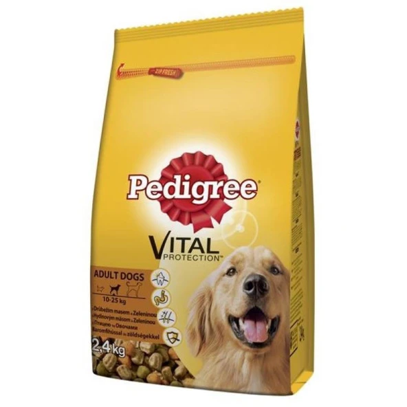 Pedigree Vital Protection Kümes Hayv. Sebzeli Yetişkin Köp Mam 2,6 Kg ürün görseli 1