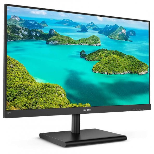 PHILIPS 27" 2560X1440 4MS 75HZ VGA HDMI SİYAH VA LCD MONİTÖR 275E1S-00 ürün görseli 1