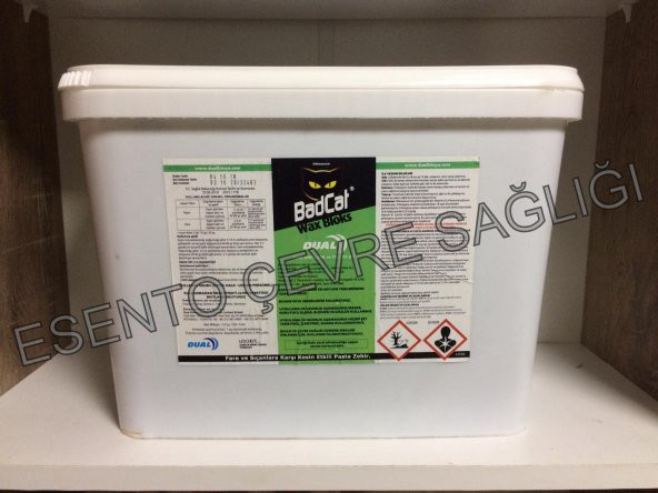 Badcat wax (10 Kg) Fare Zehiri Mum Blok Sıçan Zehiri ürün görseli 1