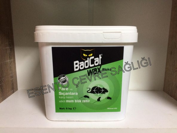 Badcat wax (5 Kg) Fare Zehiri Mum Blok Sıçan Zehiri ürün görseli 1