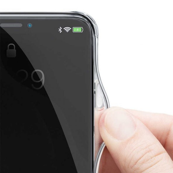 mi 9 Kılıf Benks Magic Crystal Clear Glass Case - Resim 4