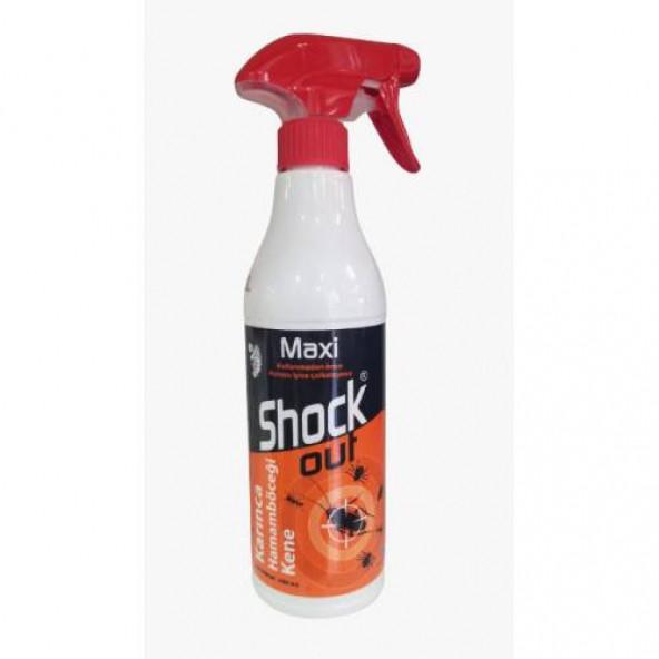 Shock Out Maxi(450 ml) Karınca İlacı Hamamböceği İlacı Kene İlacı Böcek İlacı Haşere İlacı ürün görseli 1