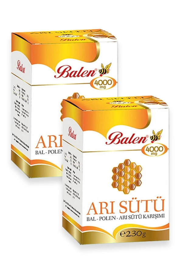Balen Arı Sütü Bal Polen Çocuk Doz (4000 mg) 230 gr 2 Adet ürün görseli 1