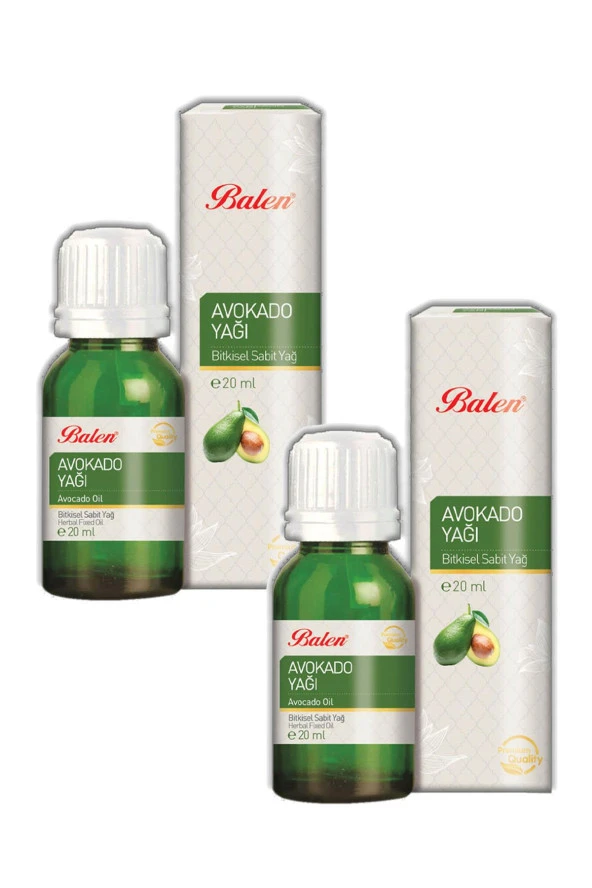 Balen Avokado Yağı Soğuk Pres 20 ml 2 Adet ürün görseli 1