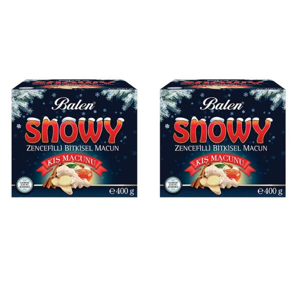 Balen SNOWY Zencefilli Kış Macunu 400 gr x 2 Adet ürün görseli 1