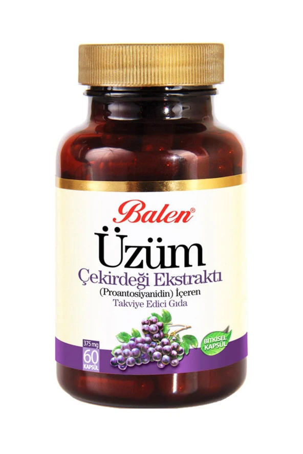 Balen Üzüm Çekirdeği Ekstraktı 375 Mg 60 Kapsül ürün görseli 1
