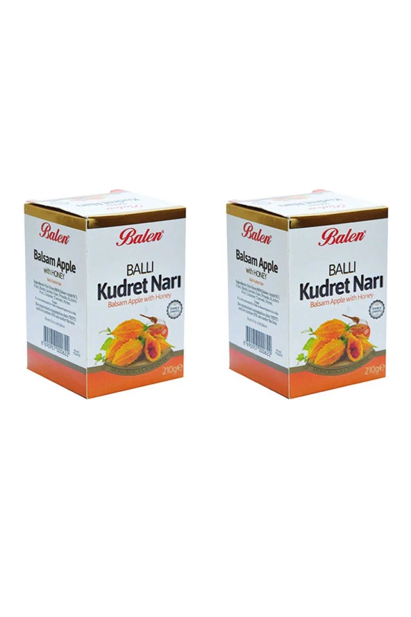 Balen Ballı Kudret Narı Macunu (Yeni Formül) 2 x 210 gr ürün görseli 1