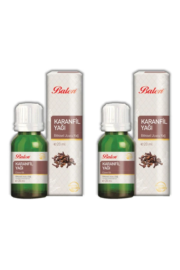 Balen Karanfil Yağı Distilasyon 20 ml 2 Adet ürün görseli 1