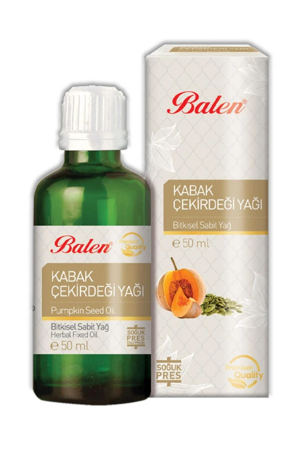 Balen Kabak Çekirdeği Yağı Soğuk Pres 50 ml ürün görseli 1