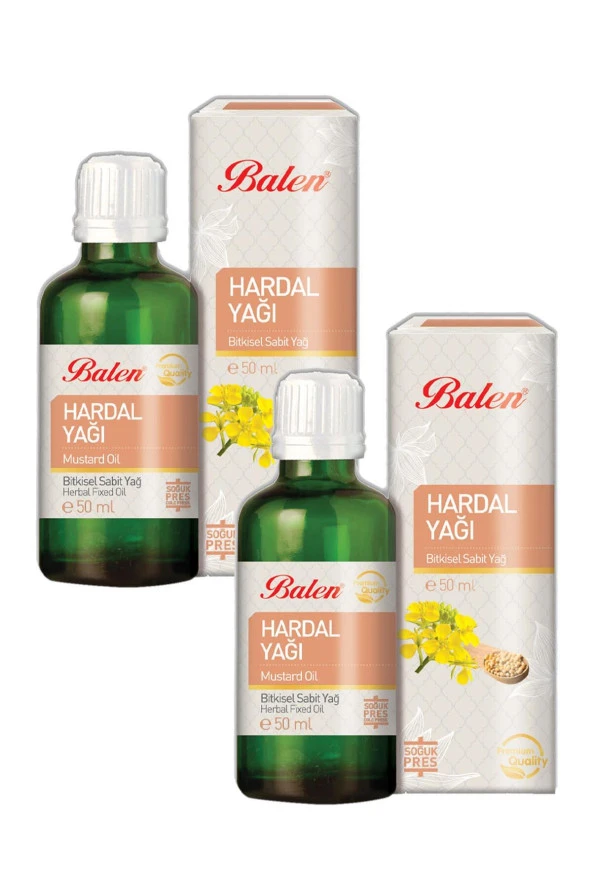 Balen Hardal Yağı Soğuk Pres 50 ml 2 Adet ürün görseli 1