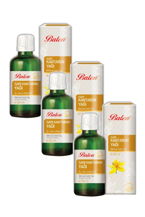 Balen Sarı Kantaron Yağı (Maserasyon) 50 ml 3 Adet ürün görseli 1
