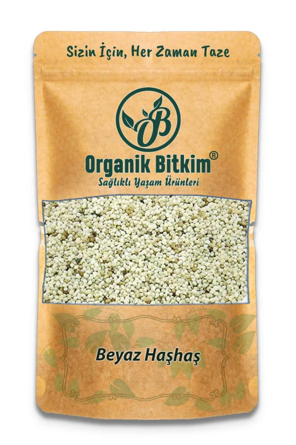 Organik Bitkim Beyaz Haşhaş 500 gr ürün görseli 1