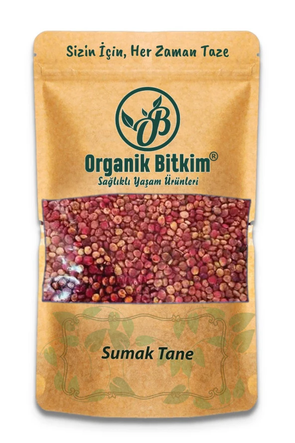 Organik Bitkim Tane Sumak  1 kg ürün görseli 1