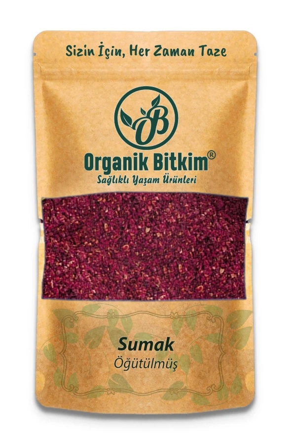Organik Bitkim Toz Sumak (Öğütülmüş) 500 gr ürün görseli 1