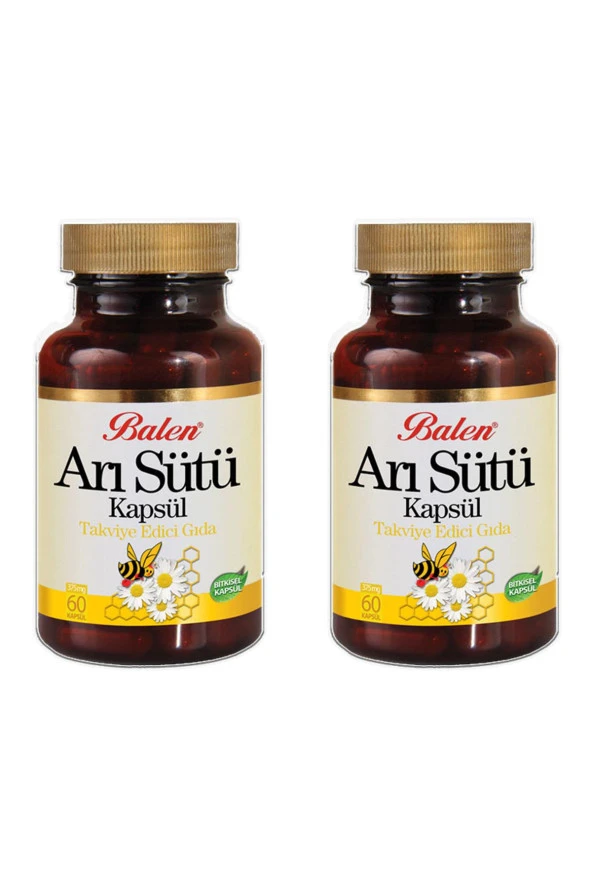 Balen Arı Sütü Kapsül 375 Mg 60 Kapsül 2 Adet ürün görseli 1