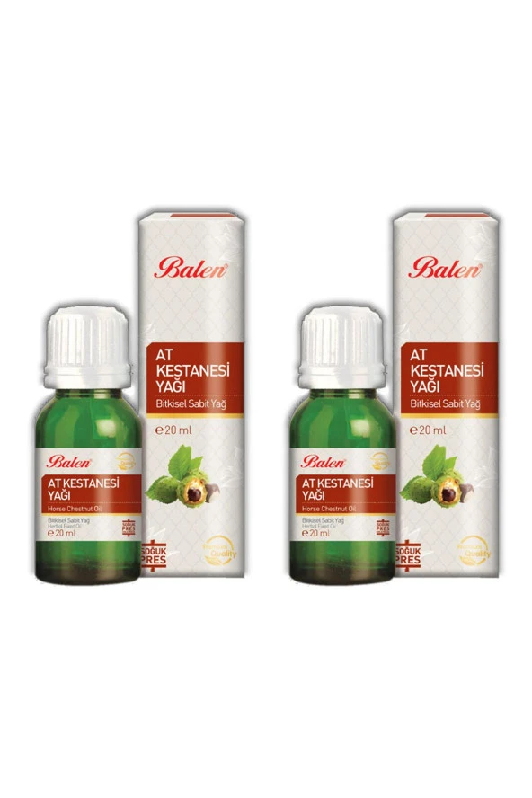 Balen At Kestanesi Yağı (Soğuk Pres) 20 ml 2 Adet ürün görseli 1