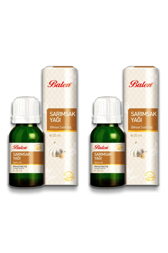 Balen Doğal Sarımsak Yağı (Ekstraksiyon) 20 ml 2 Adet ürün görseli 1