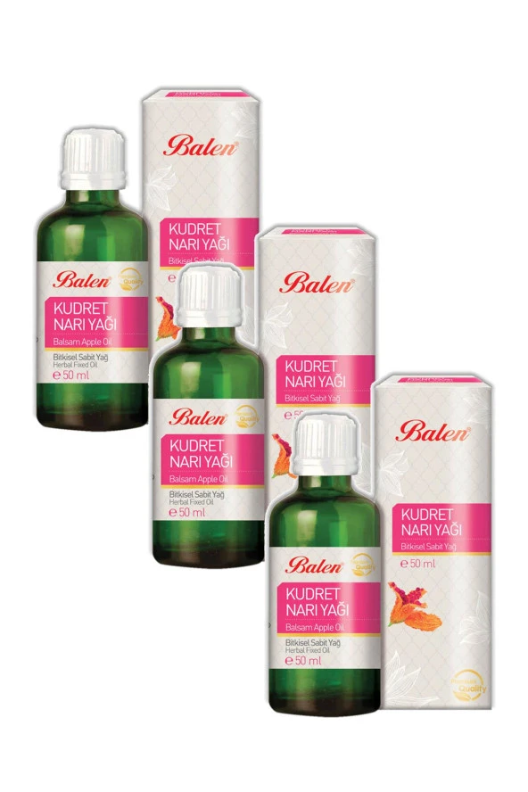 Balen Kudret Narı Yağı (Maserasyon) 50 ml 3 Adet ürün görseli 1