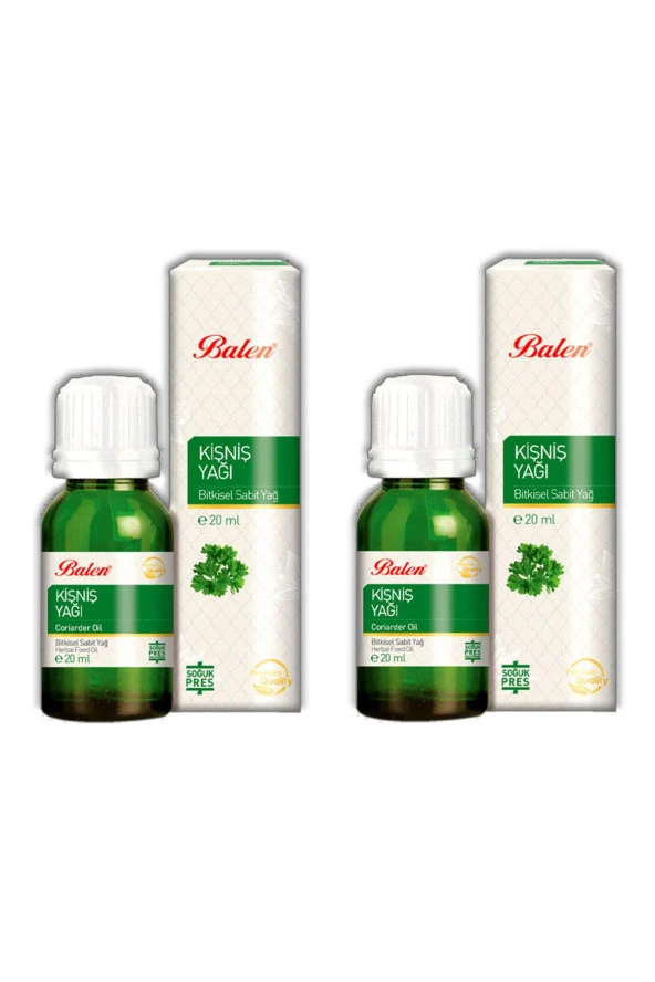 Balen Kişniş Yağı Soğuk Pres 20 ml 2 Adet ürün görseli 1