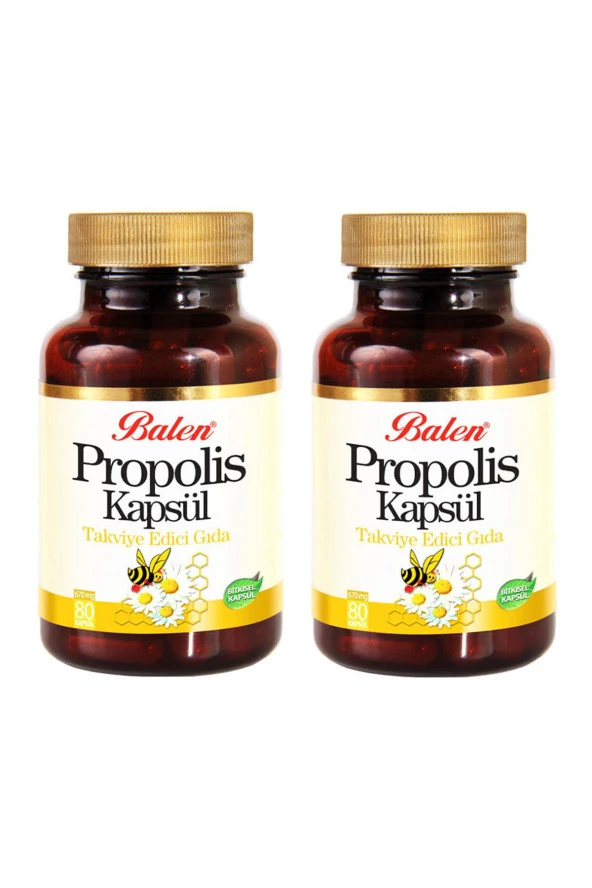 Balen Propolis 670 mg 80 Kapsül x 2 Adet ürün görseli 1