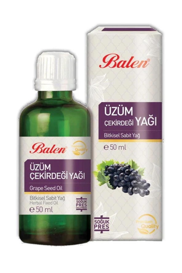 Balen Üzüm Çekirdeği Yağı Soğuk Pres 50 ml ürün görseli 1
