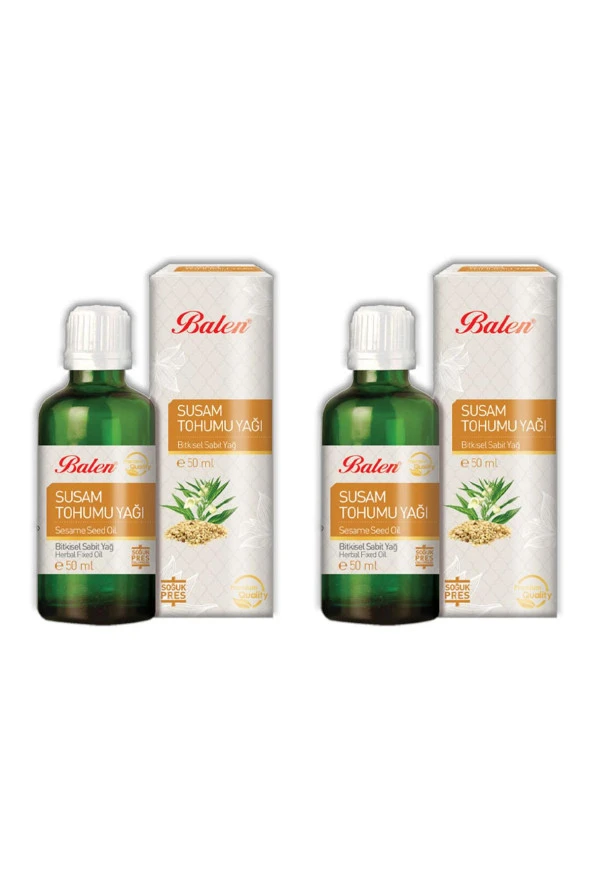 Balen Susam Tohumu Yağı Soğuk Pres 50 ml 2 Adet ürün görseli 1