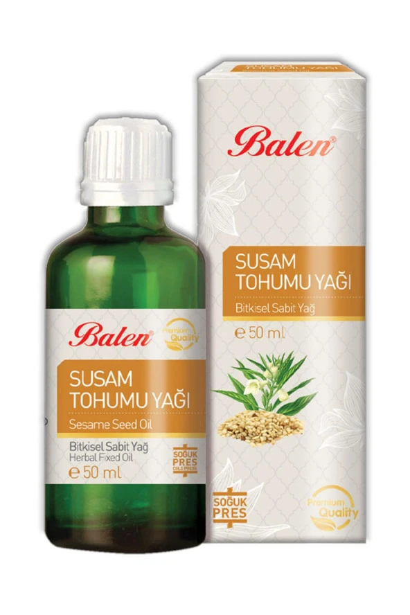 Balen Susam Tohumu Yağı Soğuk Pres 50 ml ürün görseli 1