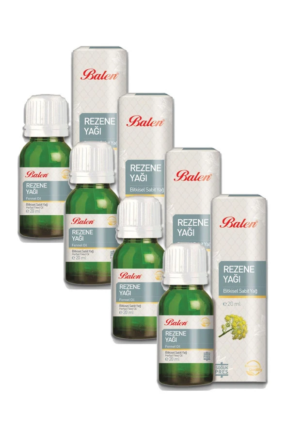 Balen Rezene Yağı Soğuk Pres 20 ml 4 Adet ürün görseli 1