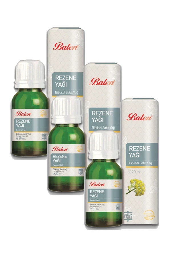 Balen Rezene Yağı Soğuk Pres 20 ml 3 Adet ürün görseli 1