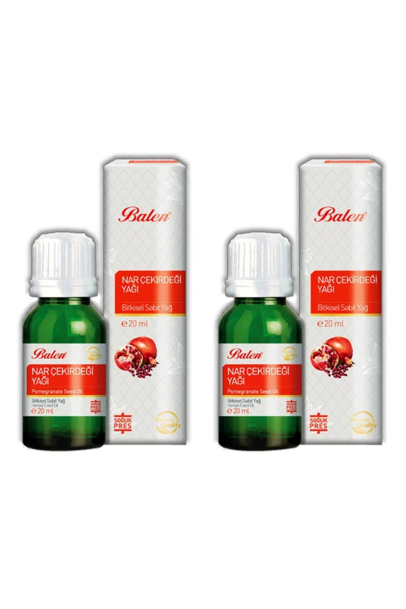 Balen Nar Çekirdeği Yağı Soğuk Pres 20 ml 2 Adet ürün görseli 1