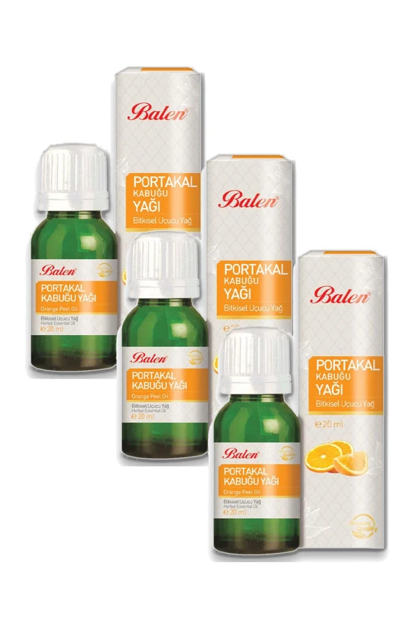 Balen Portakal Kabuğu Yağı (Pres) 20 ml 3 Adet ürün görseli 1