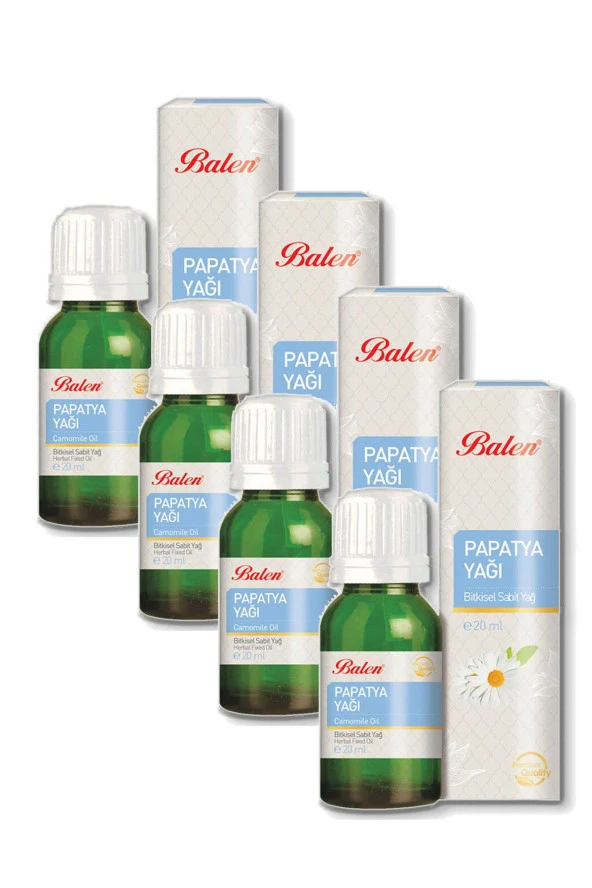 Balen Papatya Yağı (Maserasyon) 20 ml 4 Adet ürün görseli 1