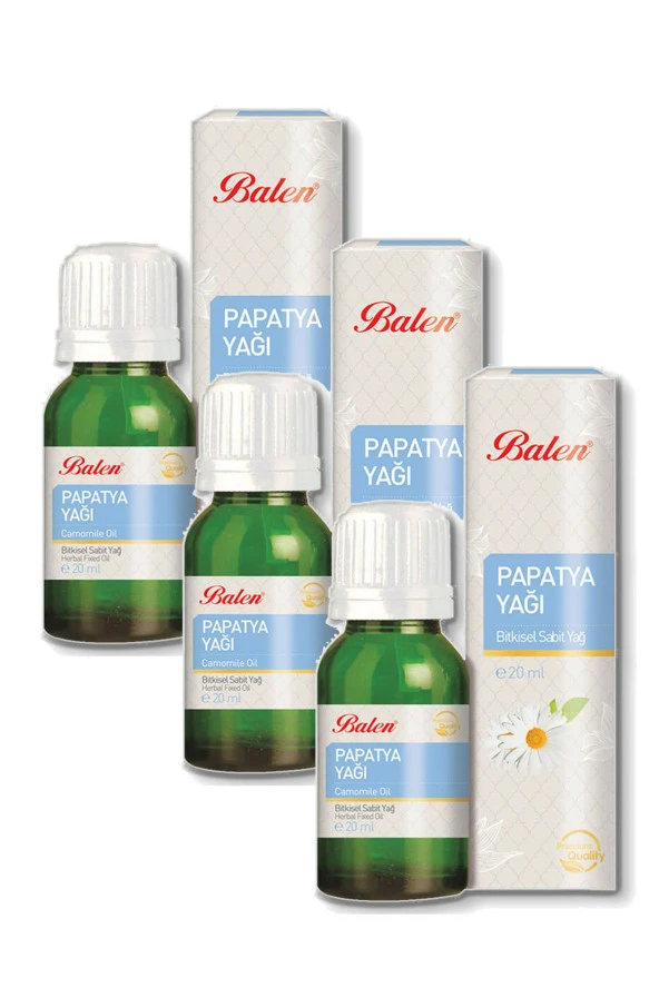 Balen Papatya Yağı (Maserasyon) 20 ml 3 Adet ürün görseli 1